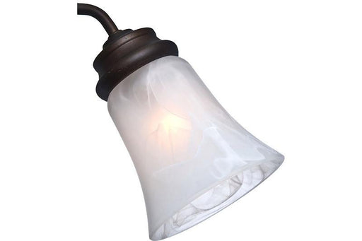 Casablanca 99037 Swirled Marble Side Glass with Bell Shape