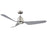 Manly Ceiling Fan with DC Motor & Remote 52″ Brushed Chrome by Mercator